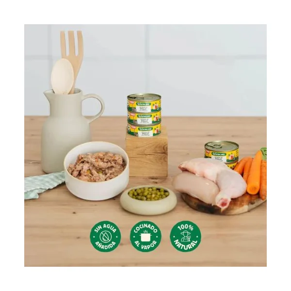 WILD BALANCE Lata para gatos Cazuela de Pollo con verduras 80gr