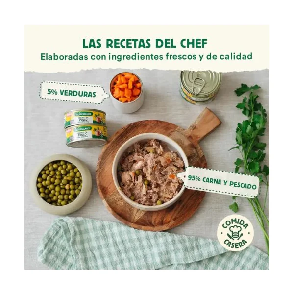 WILD BALANCE Lata para gatos Cazuela de Pollo con verduras 80gr