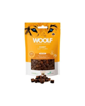 Woolf Cubitos de Conejo Semihúmedos para Perros