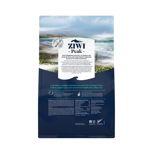 Ziwi Peak Steam & Dried Pienso No Extrusionado de Pescado para Gato