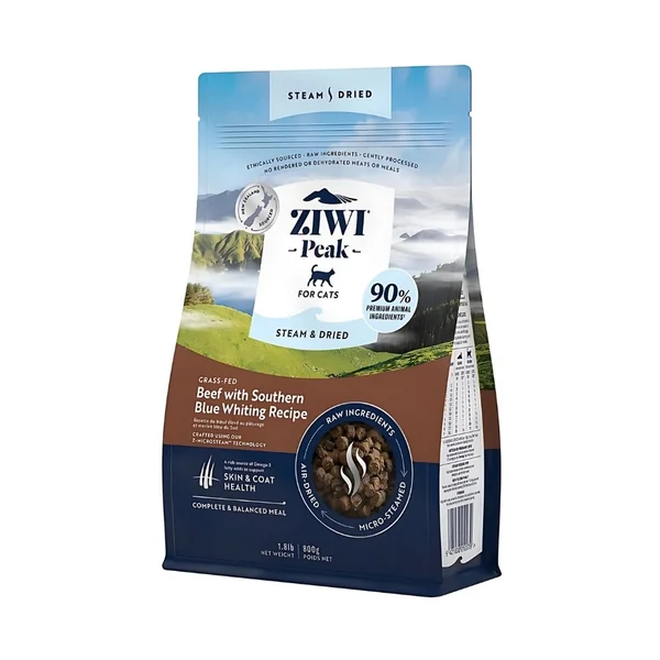Ziwi Peak Steam & Dried Pienso No Extrusionado de Ternera para Gato